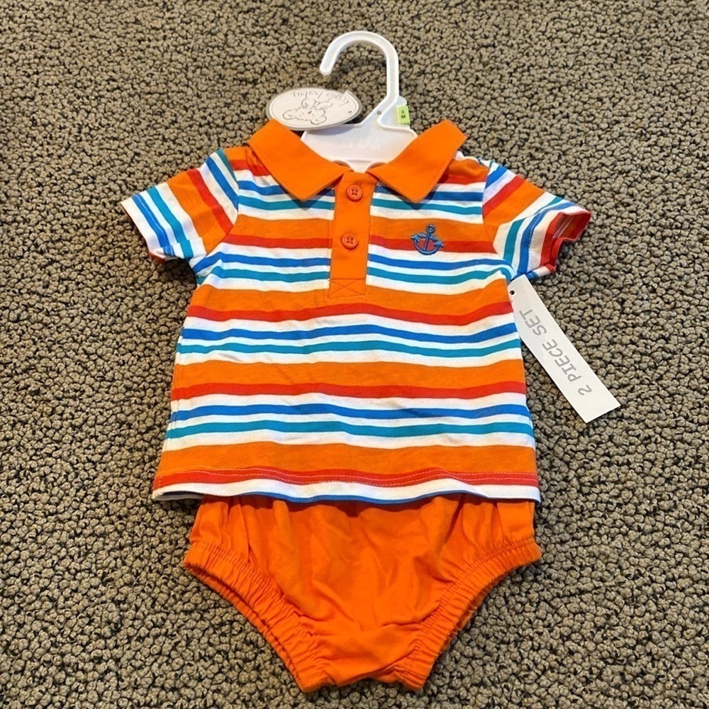 NWT Koala Baby 2 Piece Set Shirt & Diaper Cover Size 3 Months